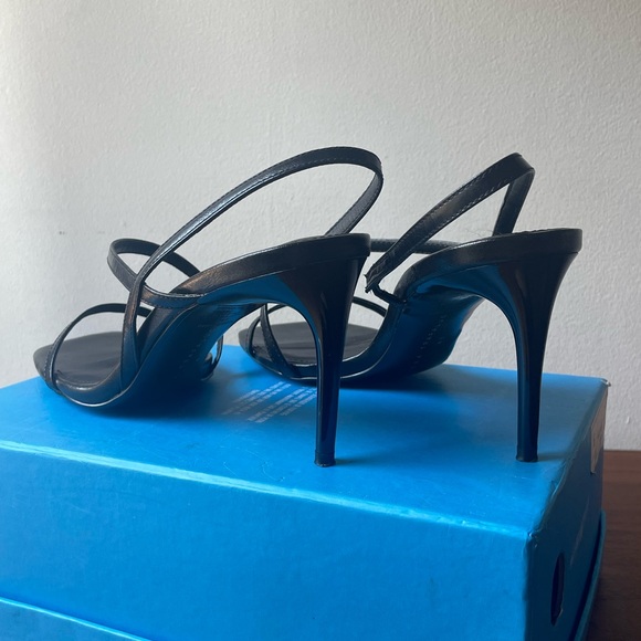 Zara classic black leather high heel strappy sandal | EU 41, US 9.5 - Picture 2 of 5